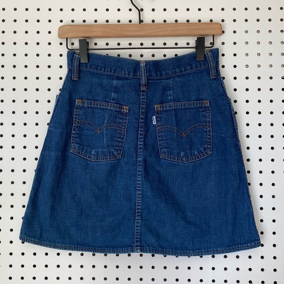 70’s Vintage Levi’s Big E Denim Skirt - Picture 1 of 11